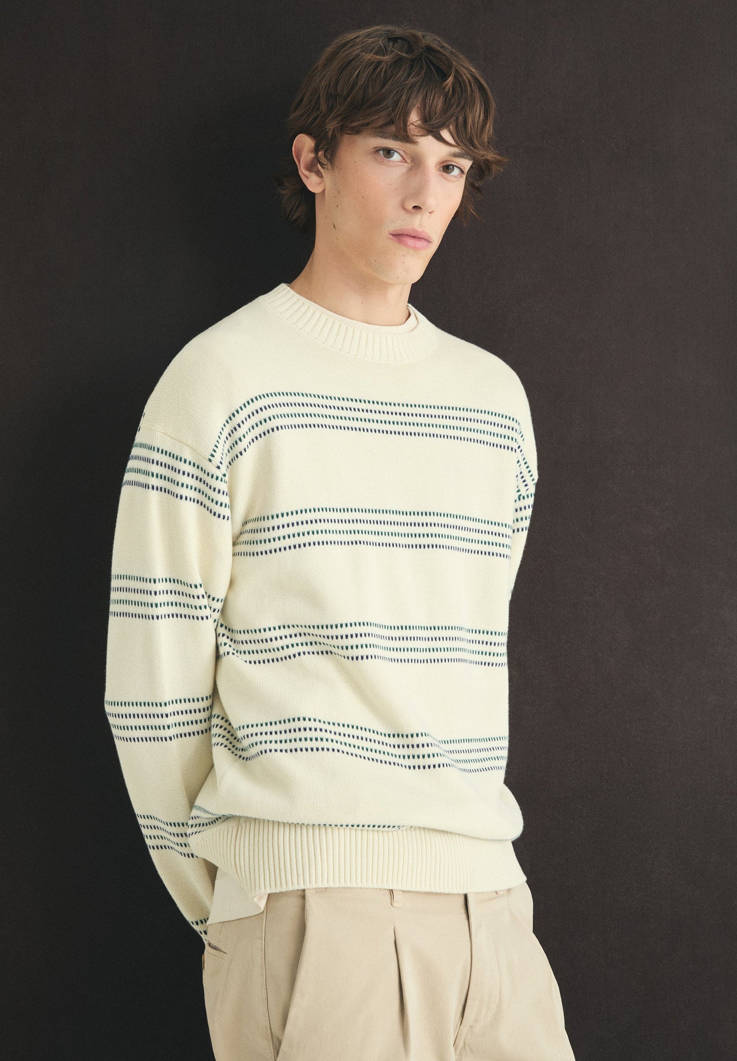 MAGLIA A RIGHE RÉTRO
