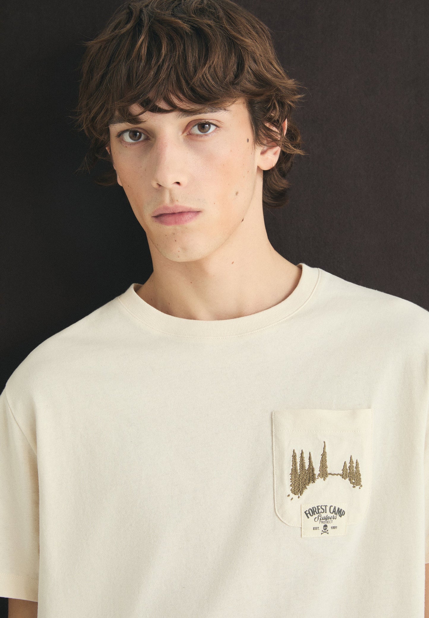 T-SHIRT IMPRIMÉ EFFET DÉLAVÉ