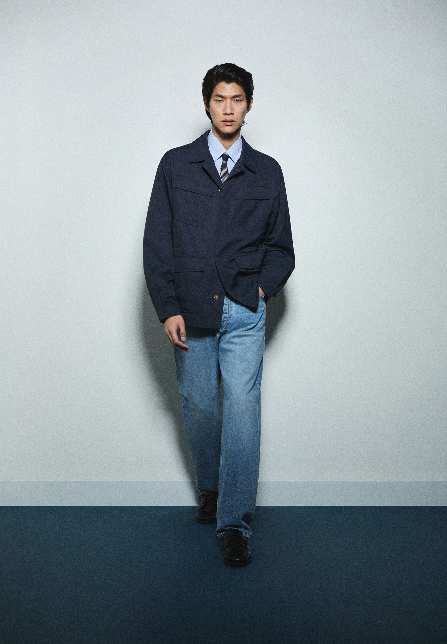 VESTE MILITAIRE MARINE