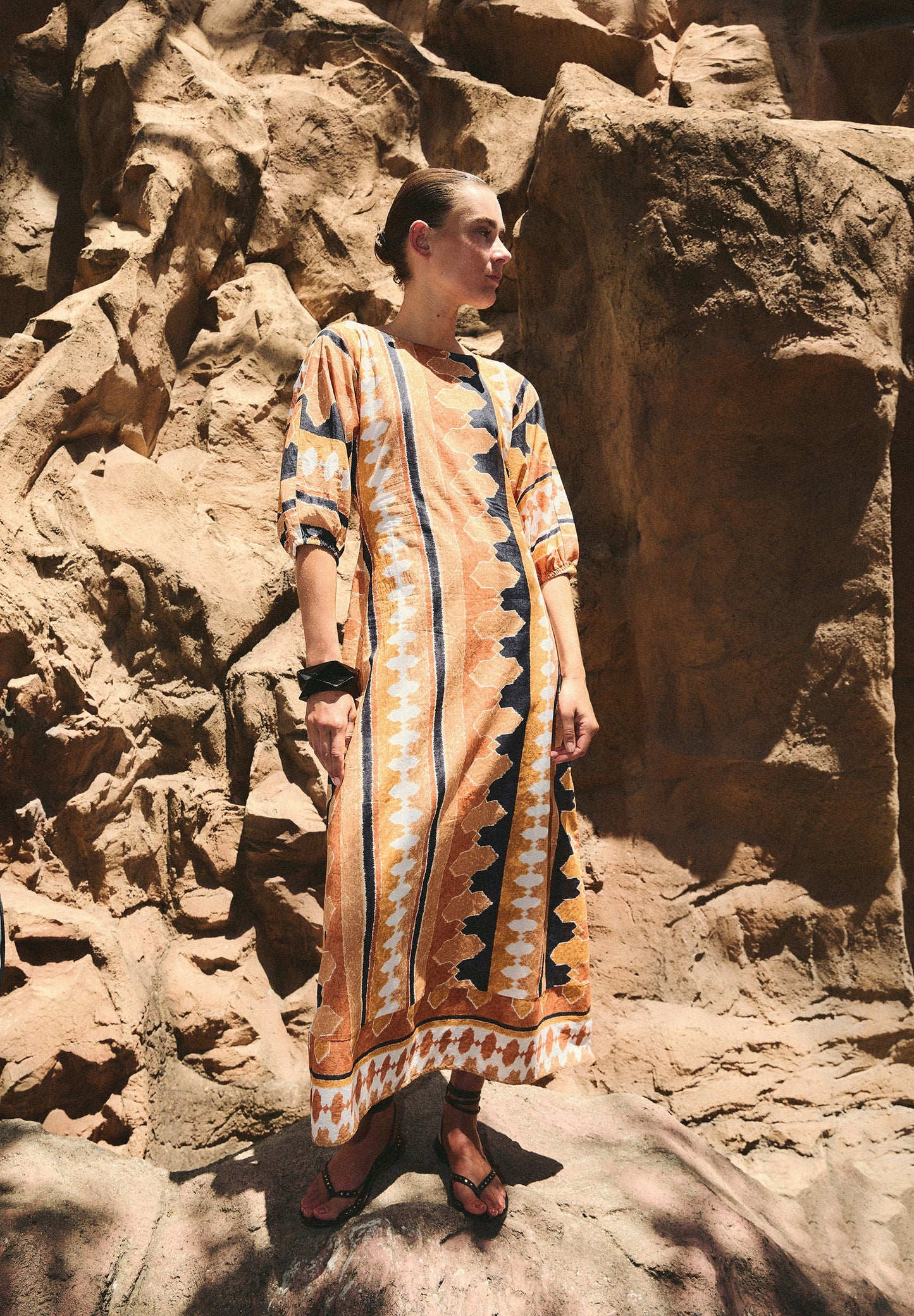 ROBE MIDI ETHNIQUE