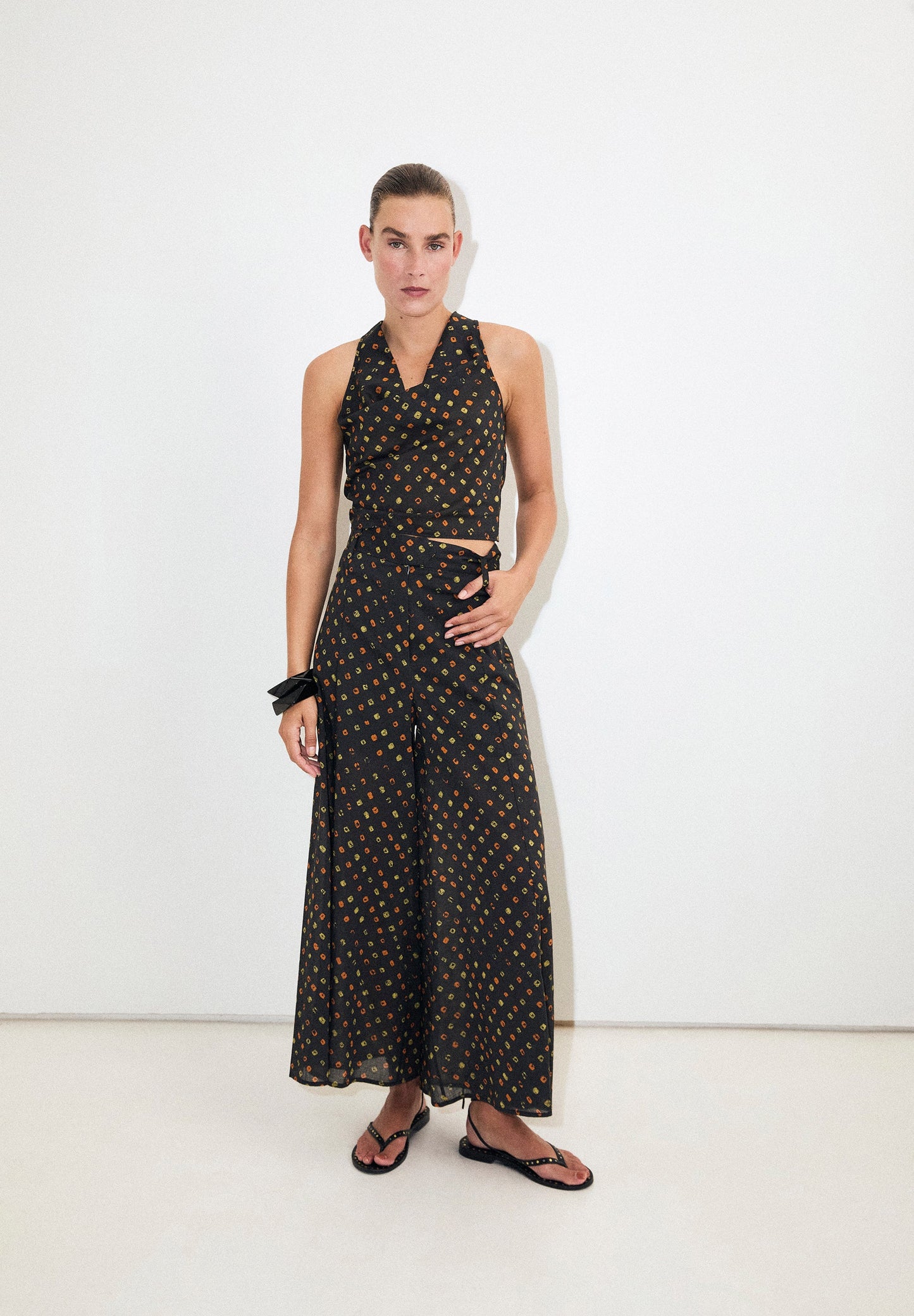 PANTALON IMPRIMÉ 100 % COTON