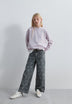 CULOTTE-JEANS MIT STERNEN