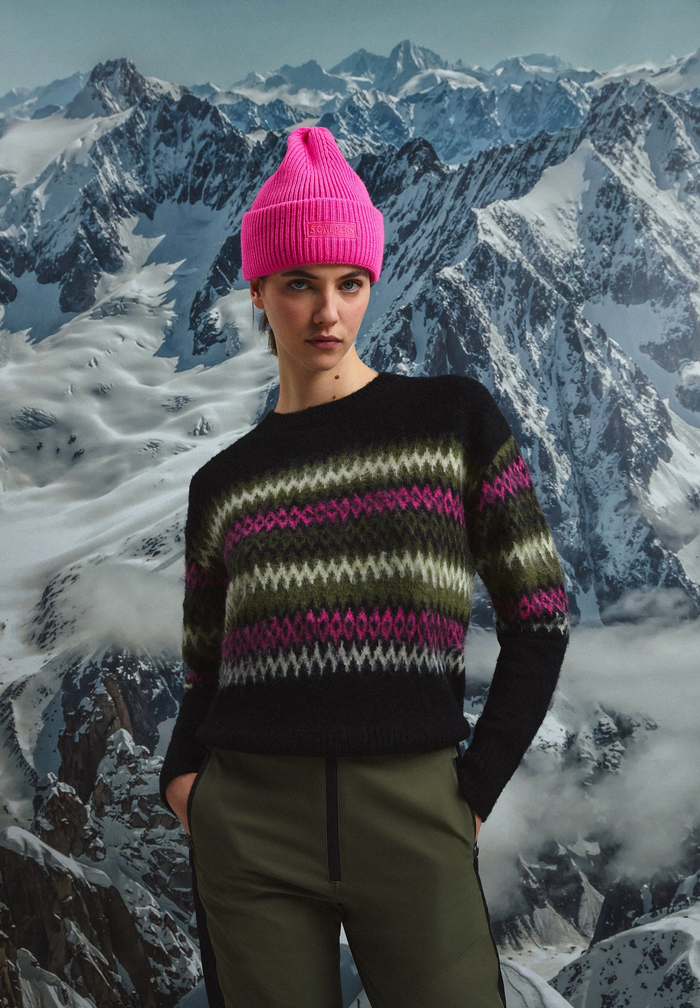 ADRENALINE MOHAIR KNIT SWEATER