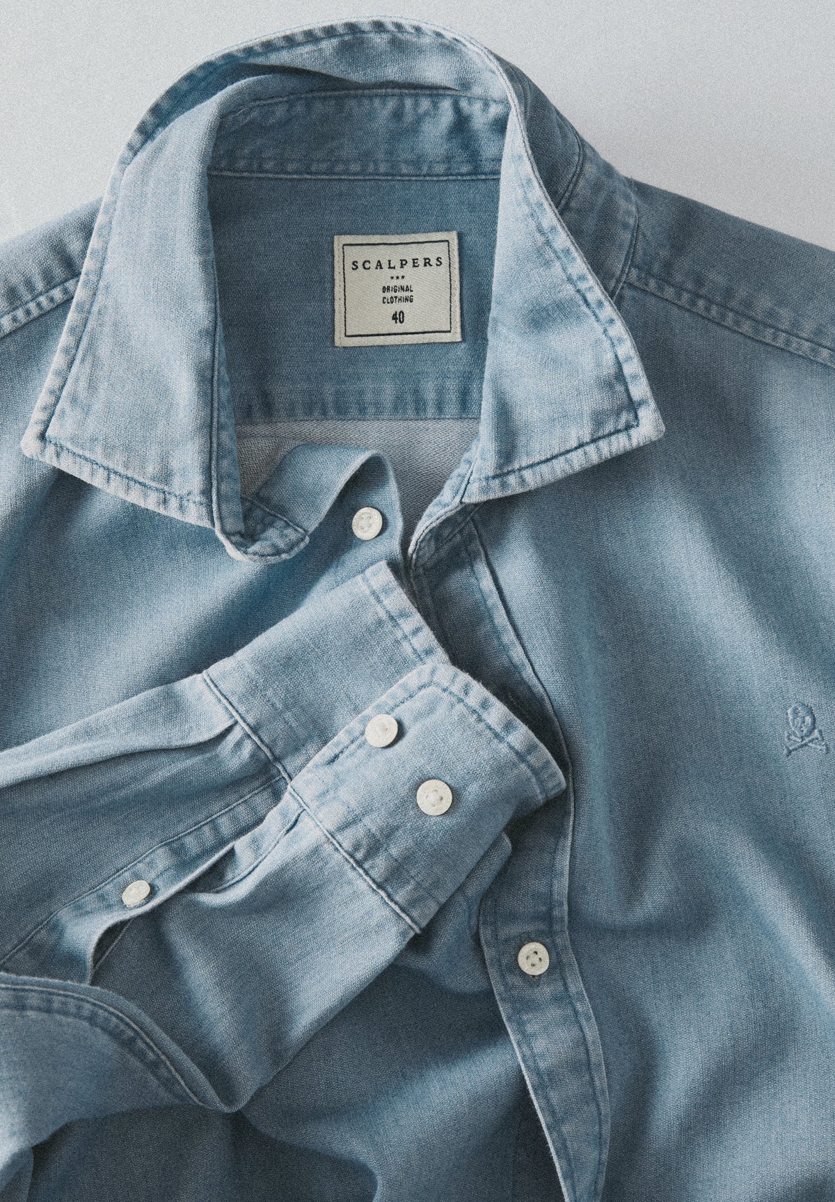 CAMICIA DENIM BASIC