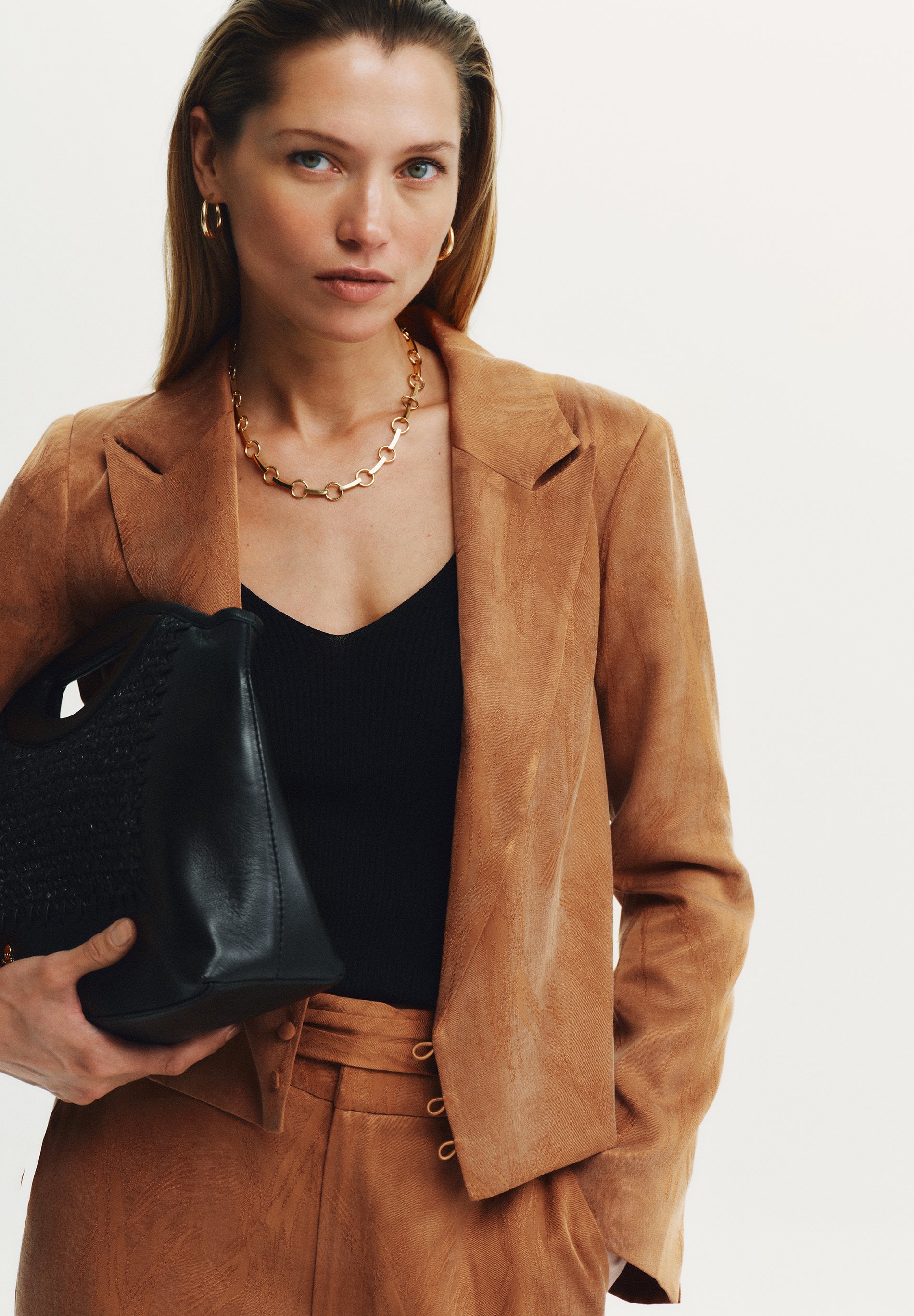 MEHRFARBIGE WIDE-LEG-HOSE