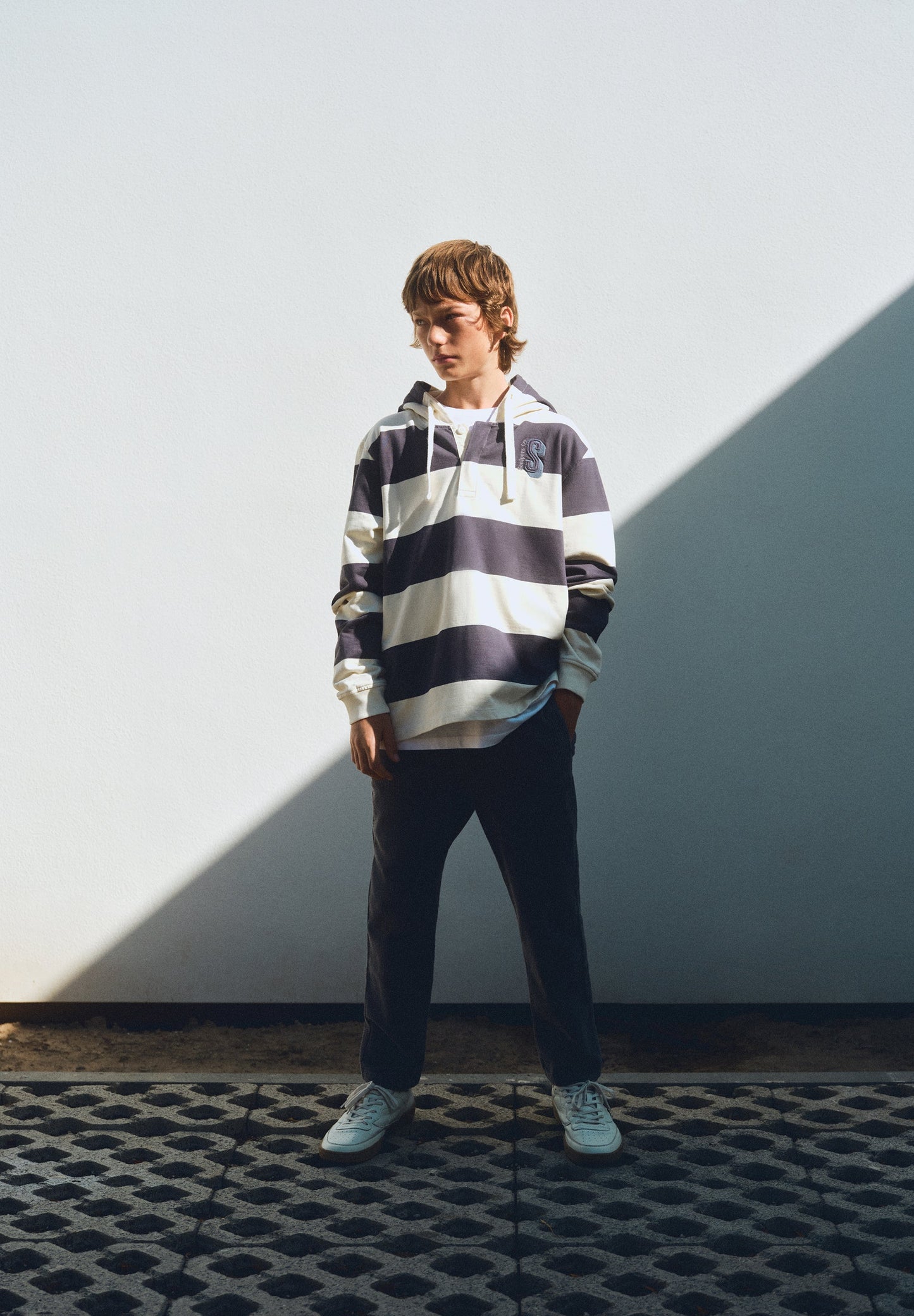 PANTALON DROIT VELOURS CÔTELÉ