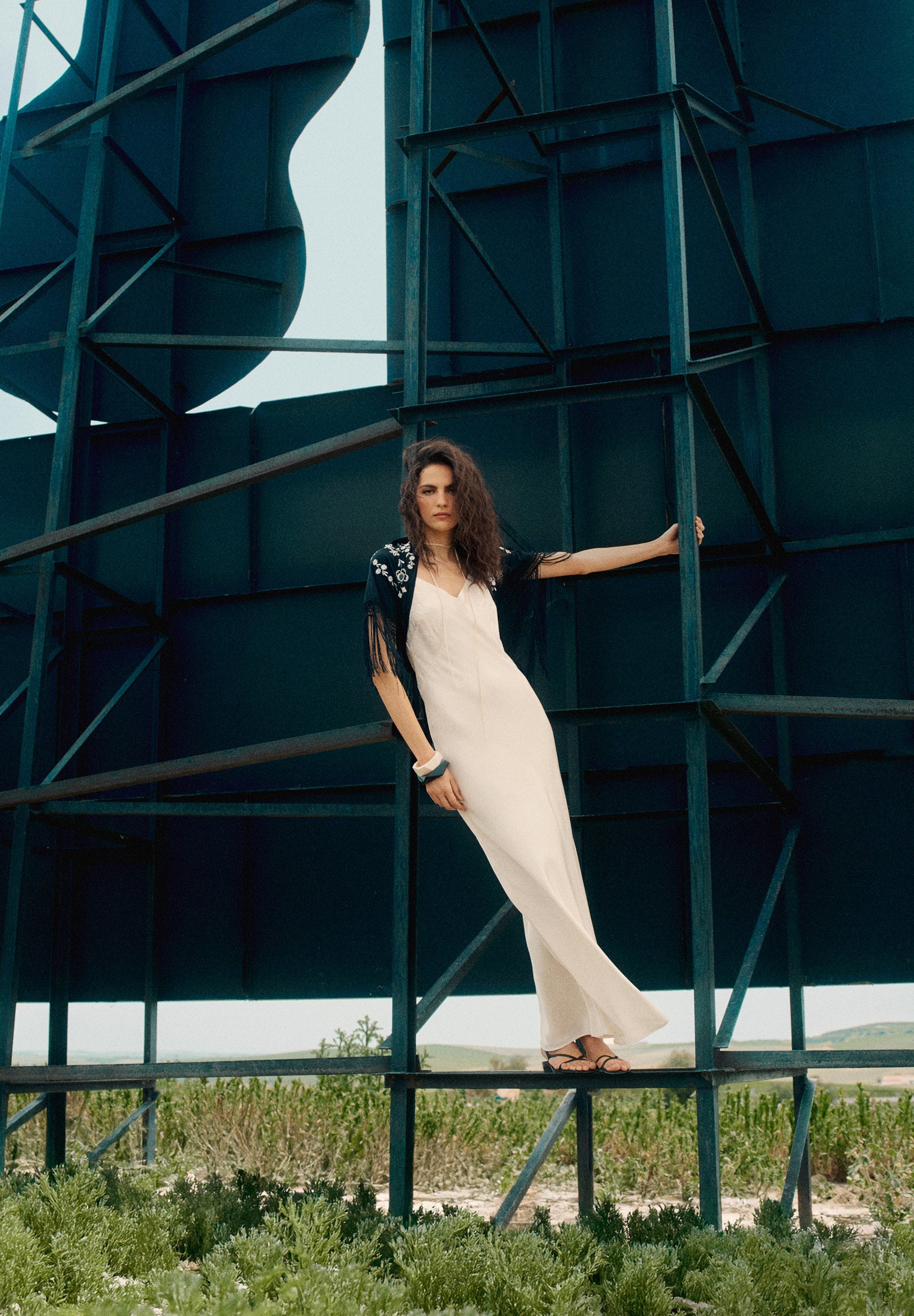 ROBE FLUIDE TEXTURÉE