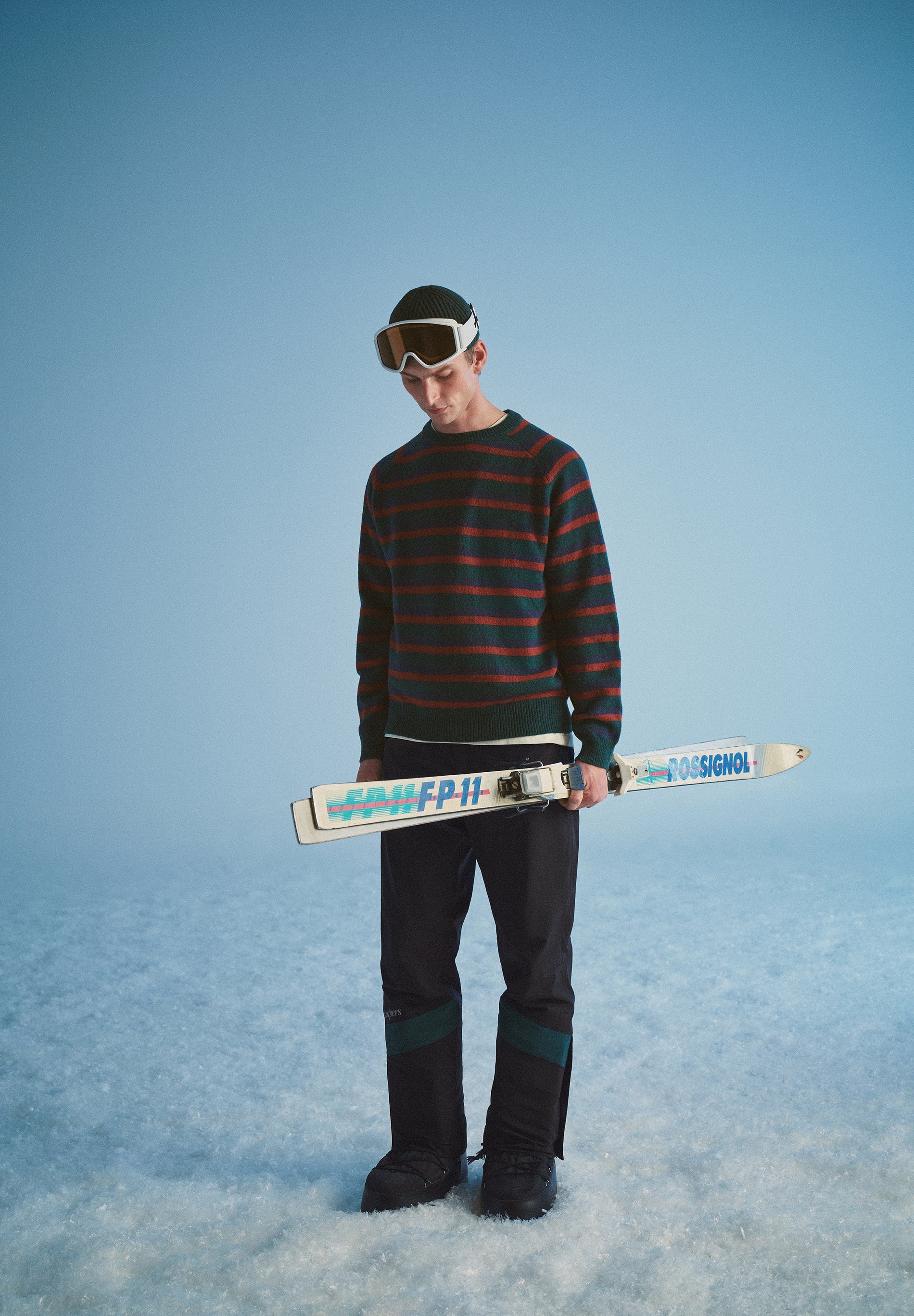 STRIPED WOOL SWEATER