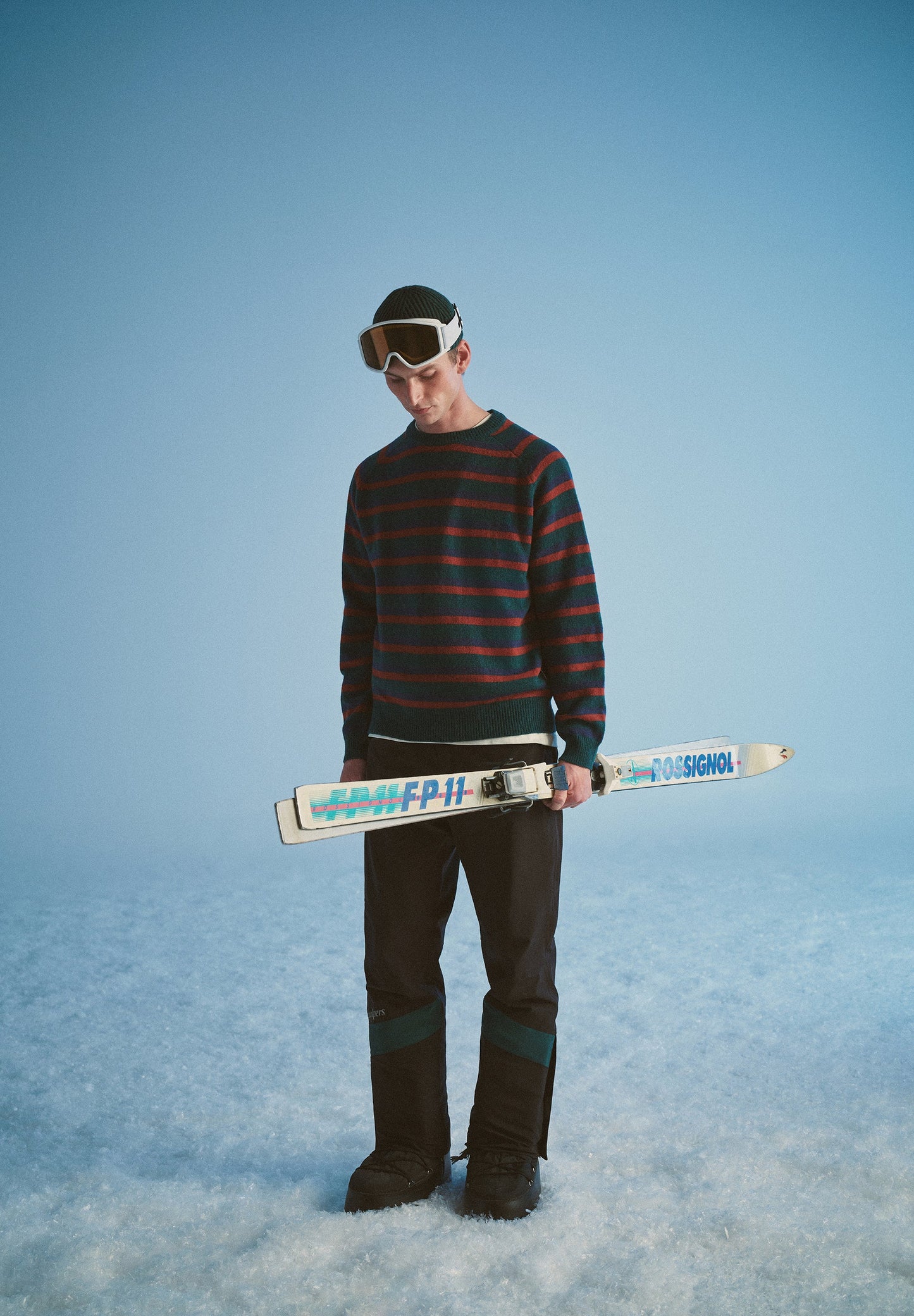 STRIPED WOOL SWEATER