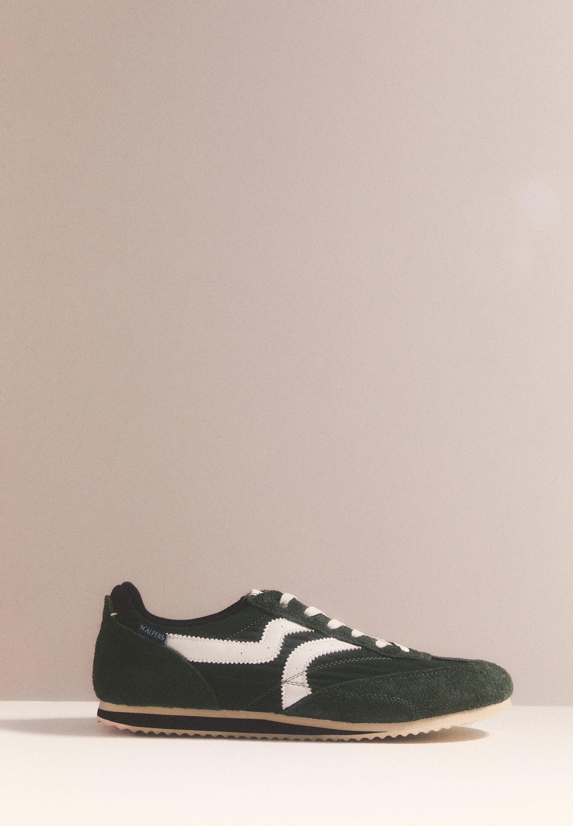 SUEDE COMBINATION RETRO SNEAKERS