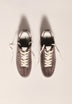SPLIT SUEDE LEATHER SNEAKERS
