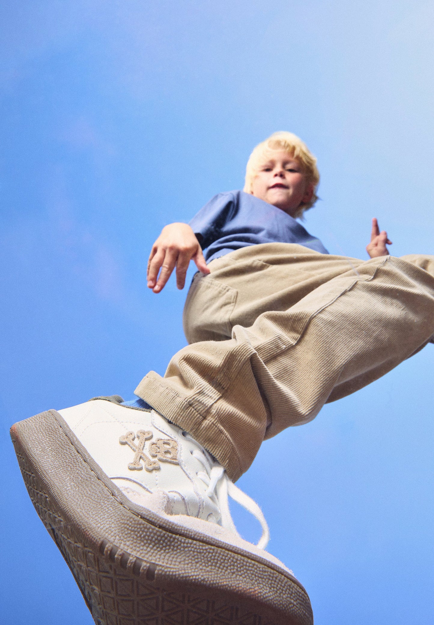 SNEAKERS LEER DOODSHOOFD