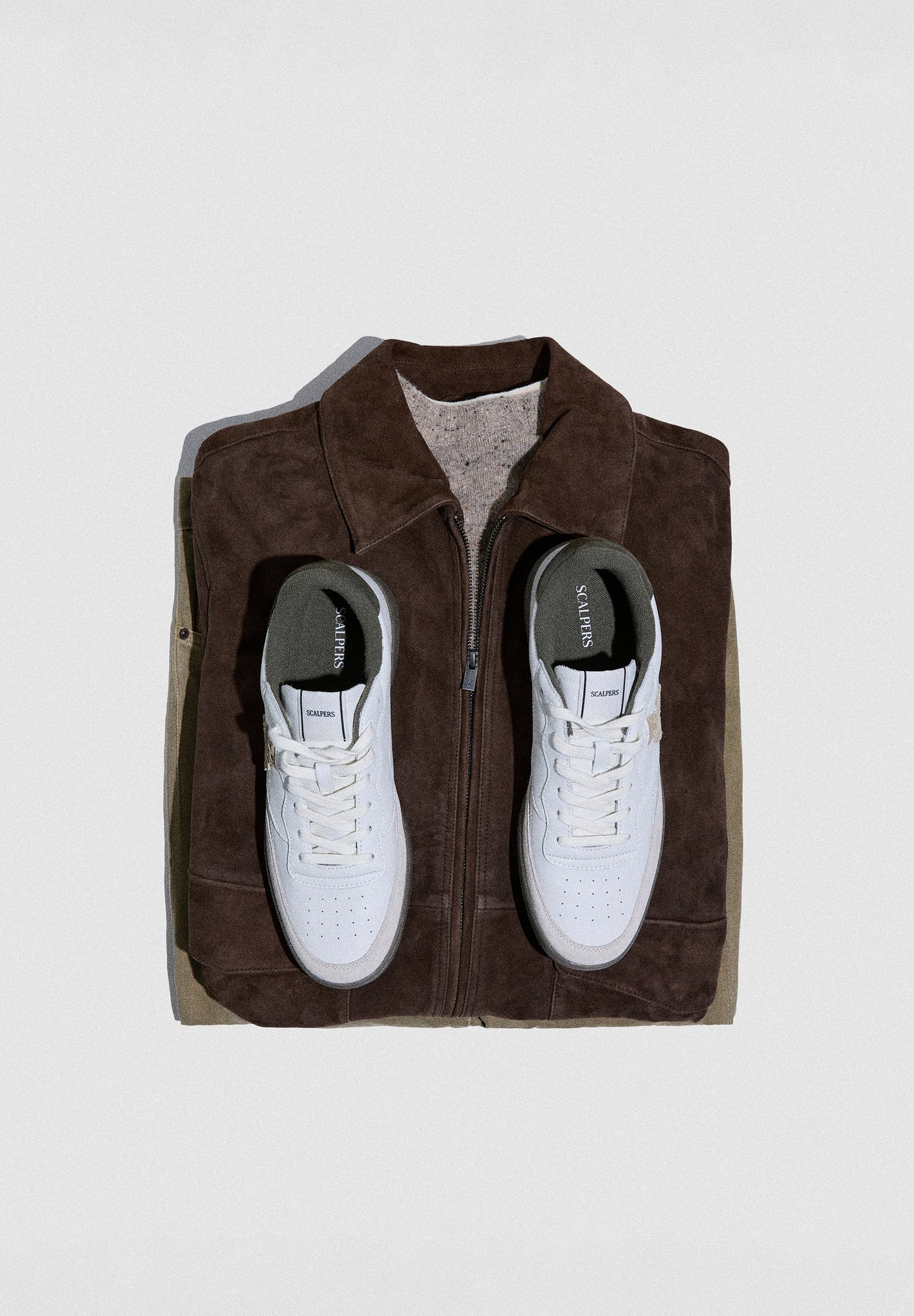 SNEAKERS DOODSKOP LEER
