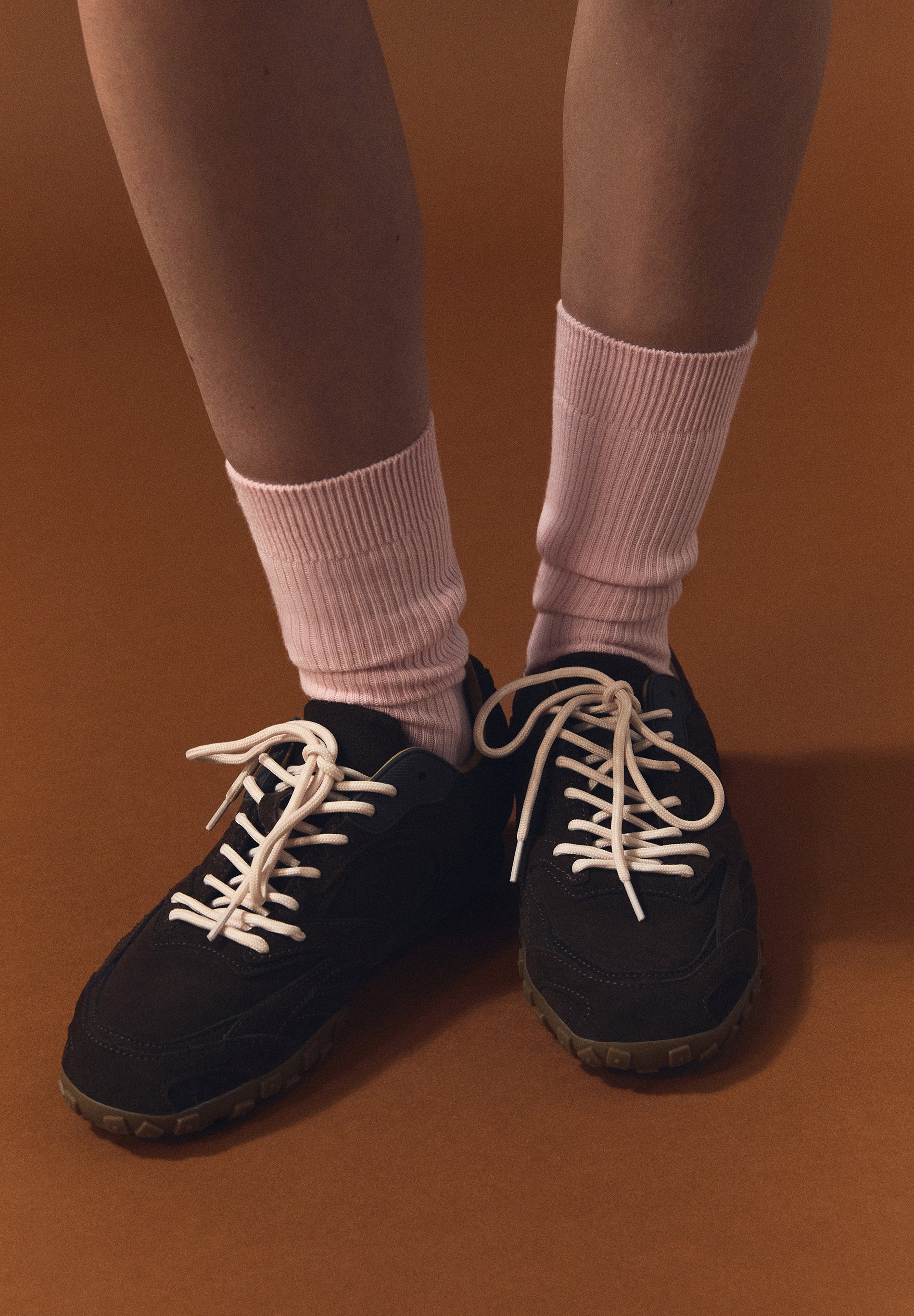 SNEAKERS RUNNING PELLE SCAMOSCIATA