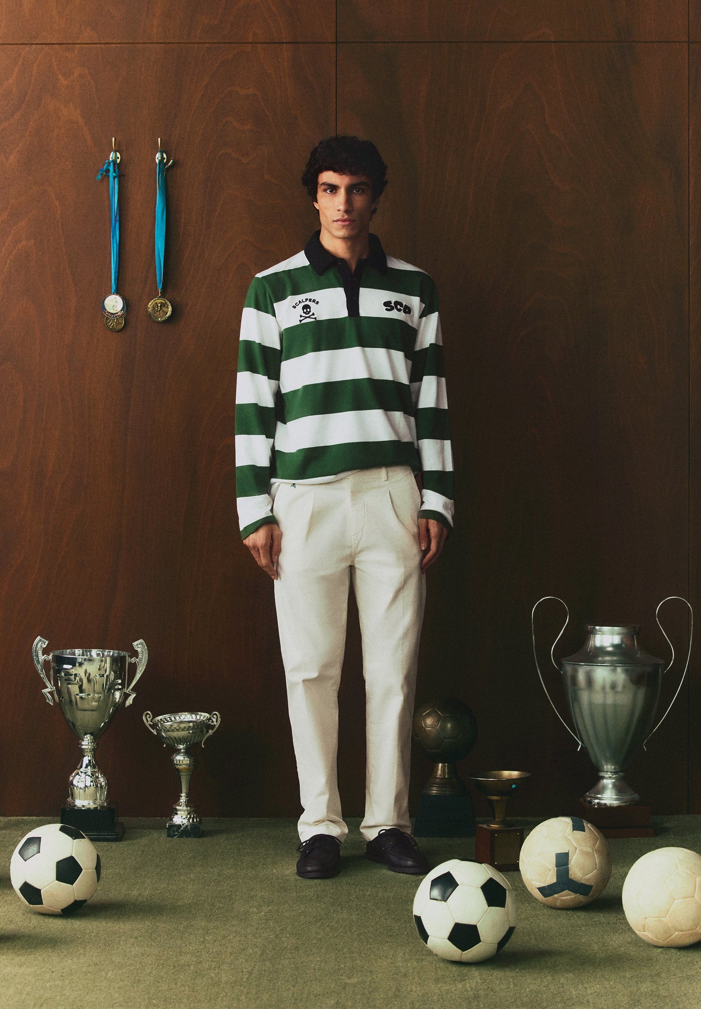 PANTALON CHINO PINCES SCALPERS X SPORTING CP