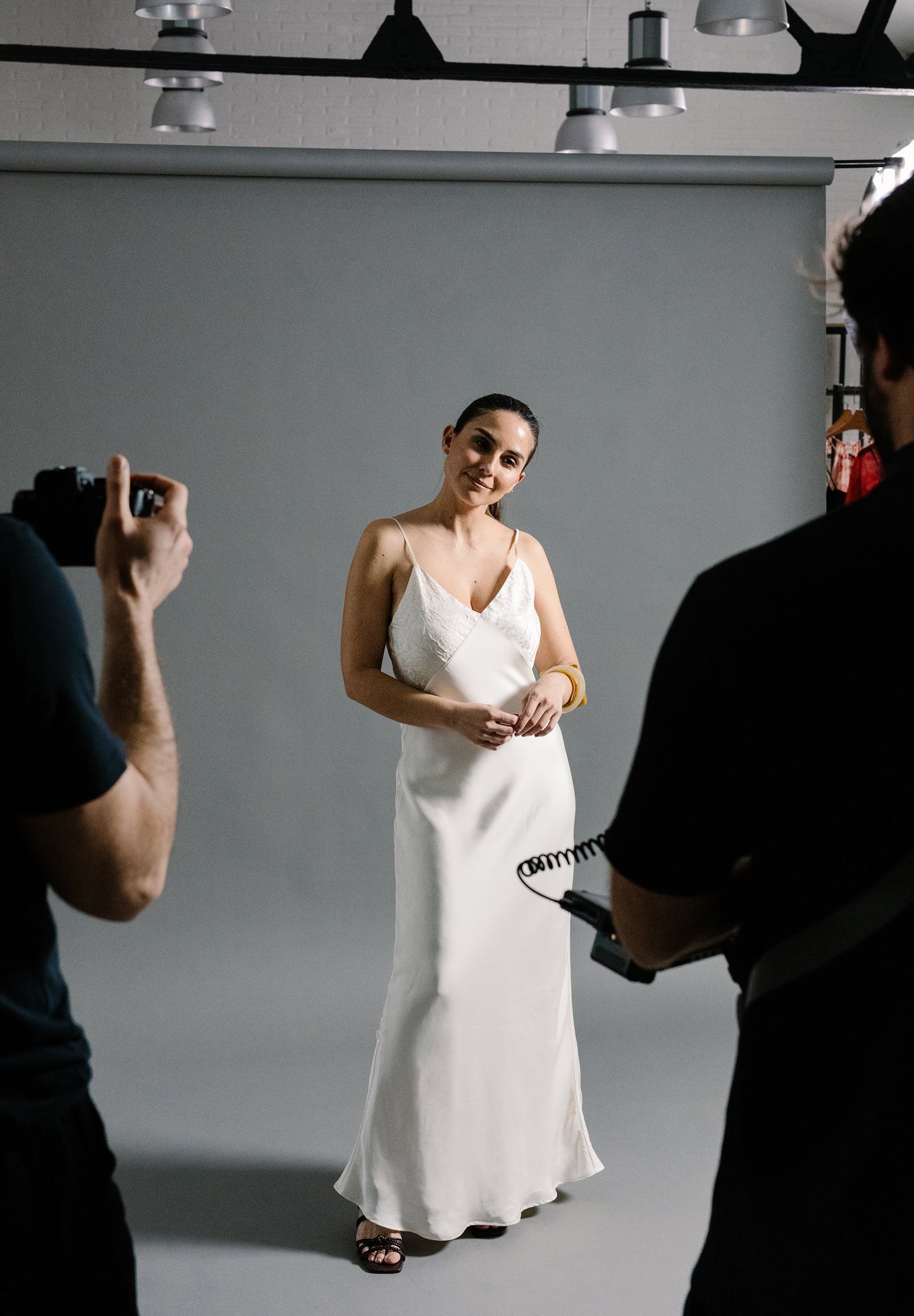 FLOWING TEXTURED SLIP DRESS