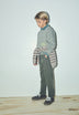 FELPA RELAXED FIT STAMPA A CONTRASTO