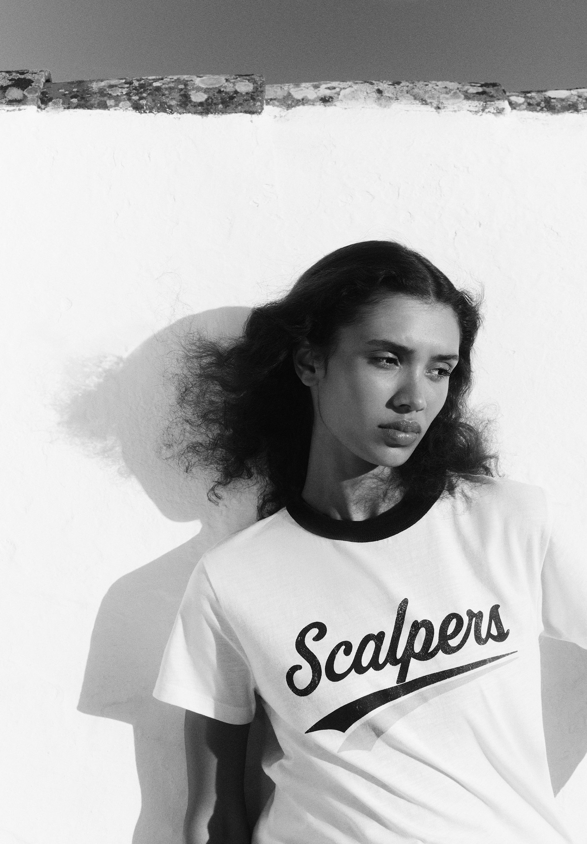 STRIPED PRINT T-SHIRT