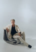 LINEN SUIT TROUSERS
