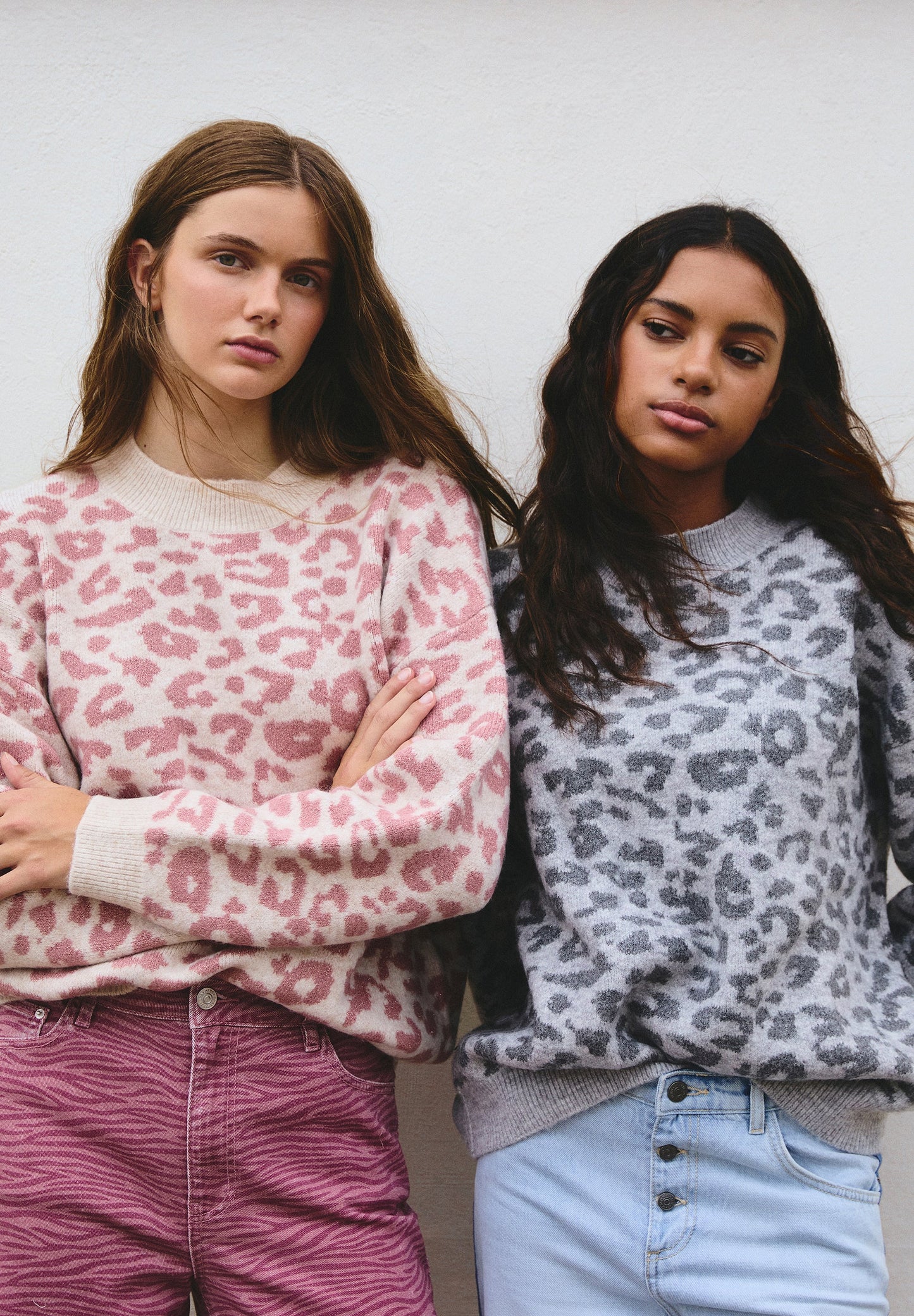 PULL EN MAILLE IMPRIMÉ ANIMAL