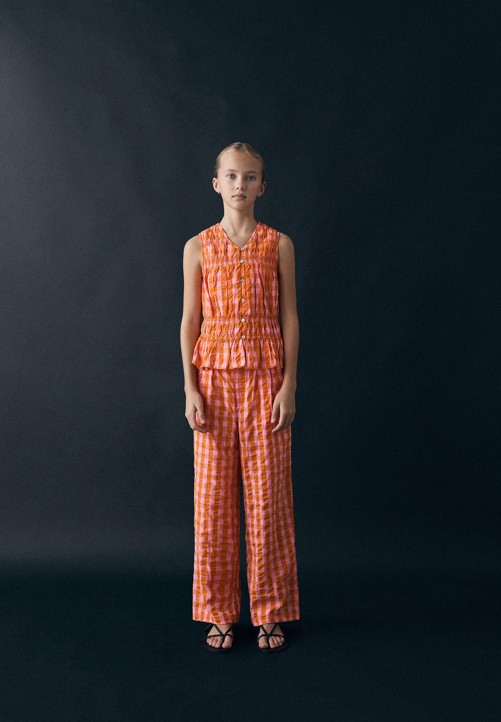 PANTALONI VICHY PINCE