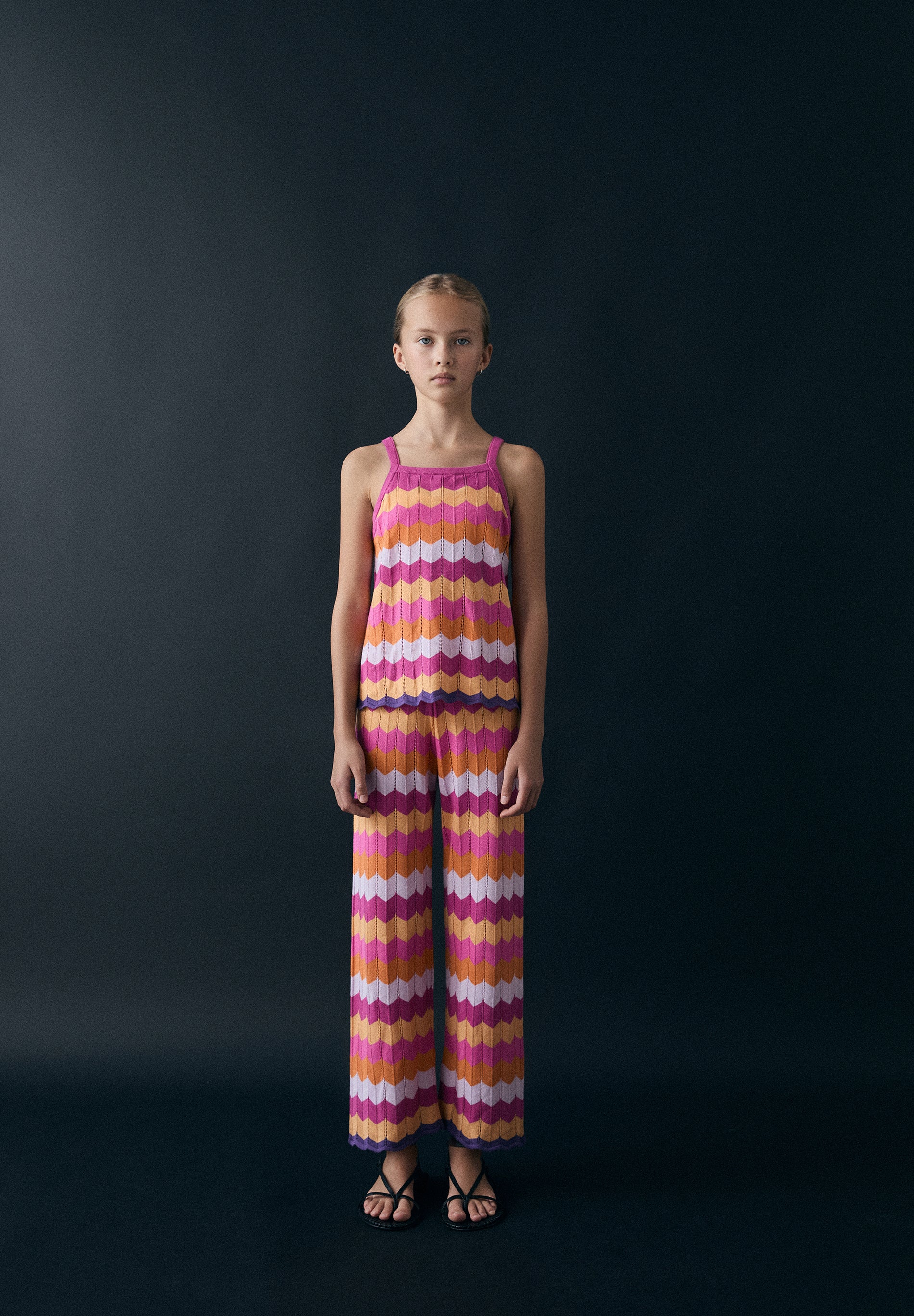 TOP MAGLIA MULTICOLORE