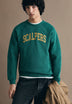 HOODY IM COLLEGE-STIL MIT PRINT