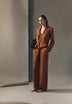 JACQUARD WIDE LEG TROUSERS