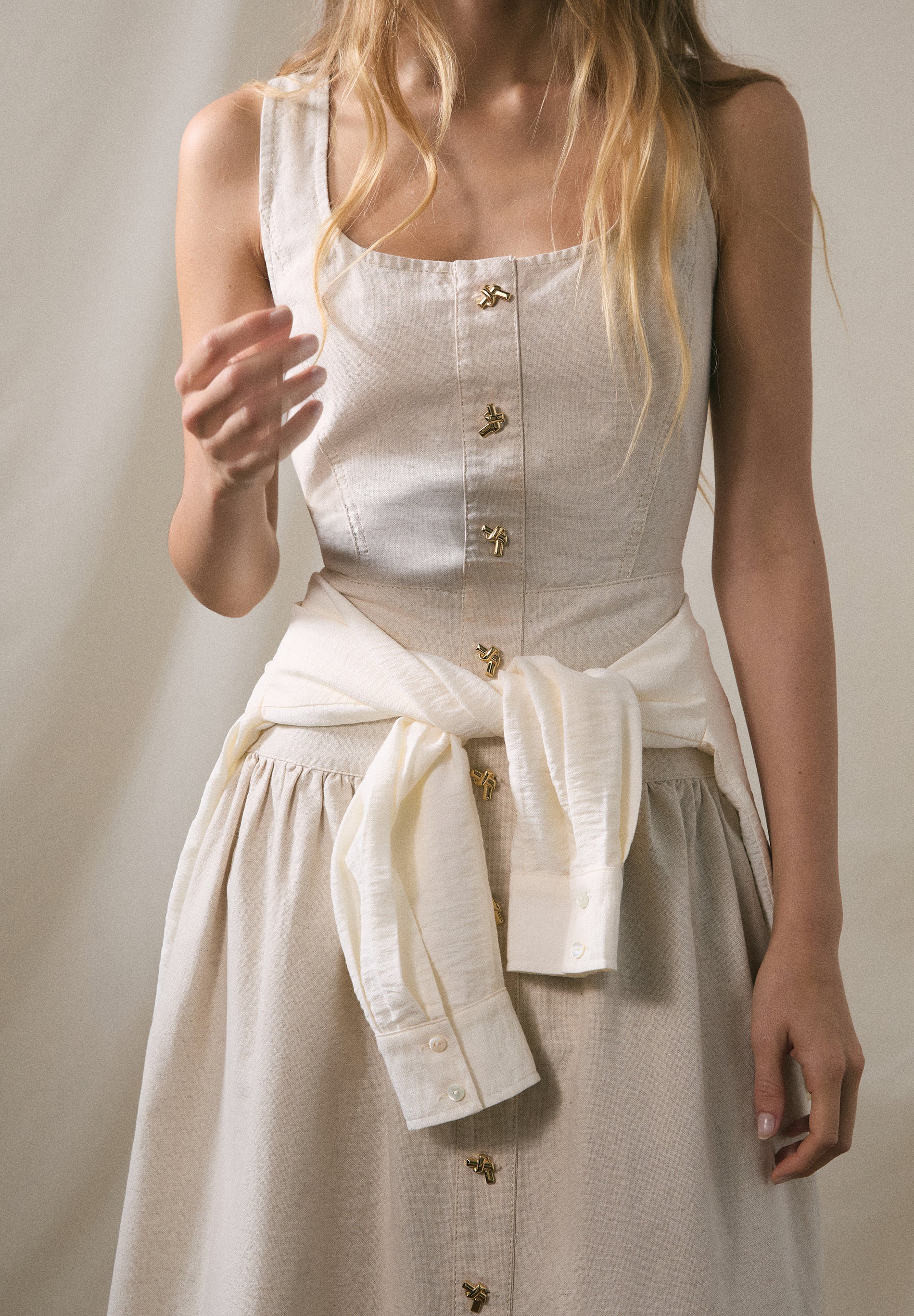 SCRUSTIC DENIM DRESS