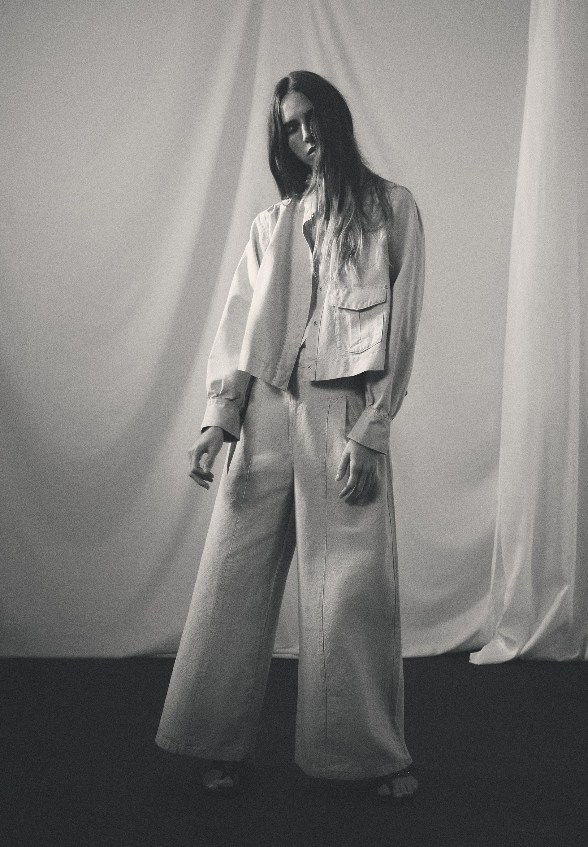 SCRUSTIC PLEAT DENIM PANT