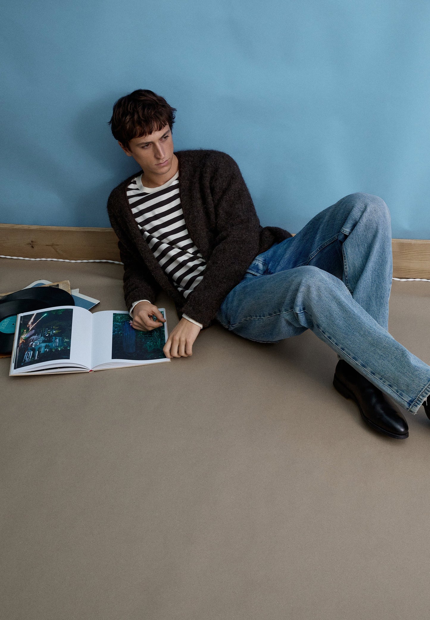 CARDIGAN COL EN V ALPAGA