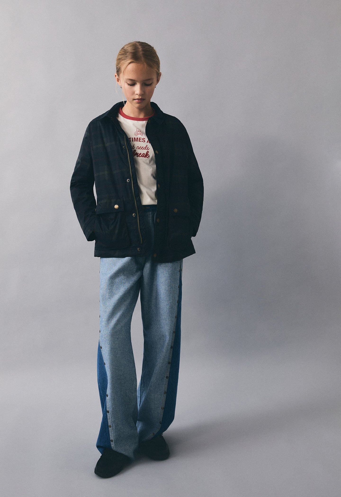 VESTE CIRÉE CARREAUX