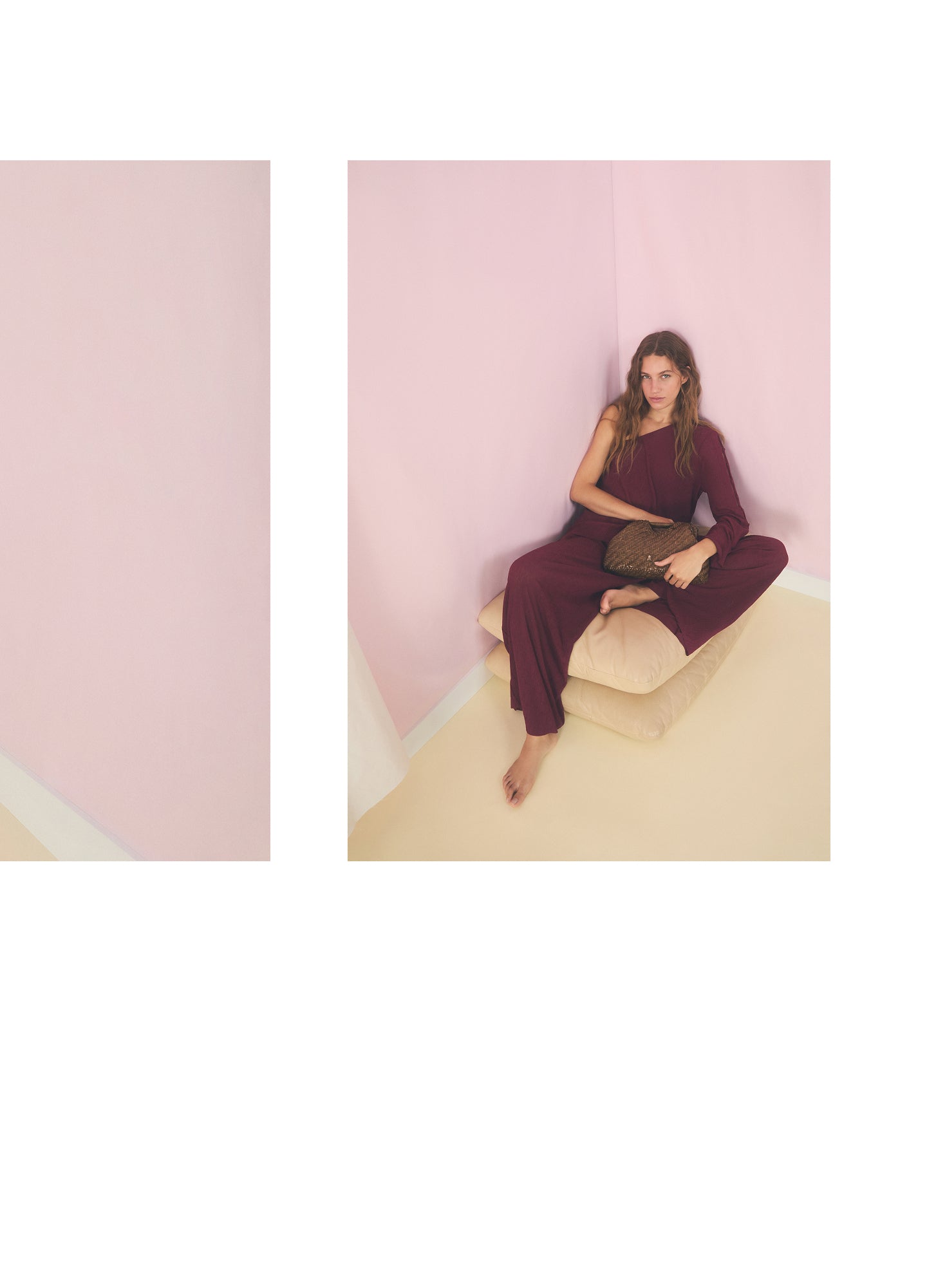 SCPLEATED HOLES JERSEY PANT