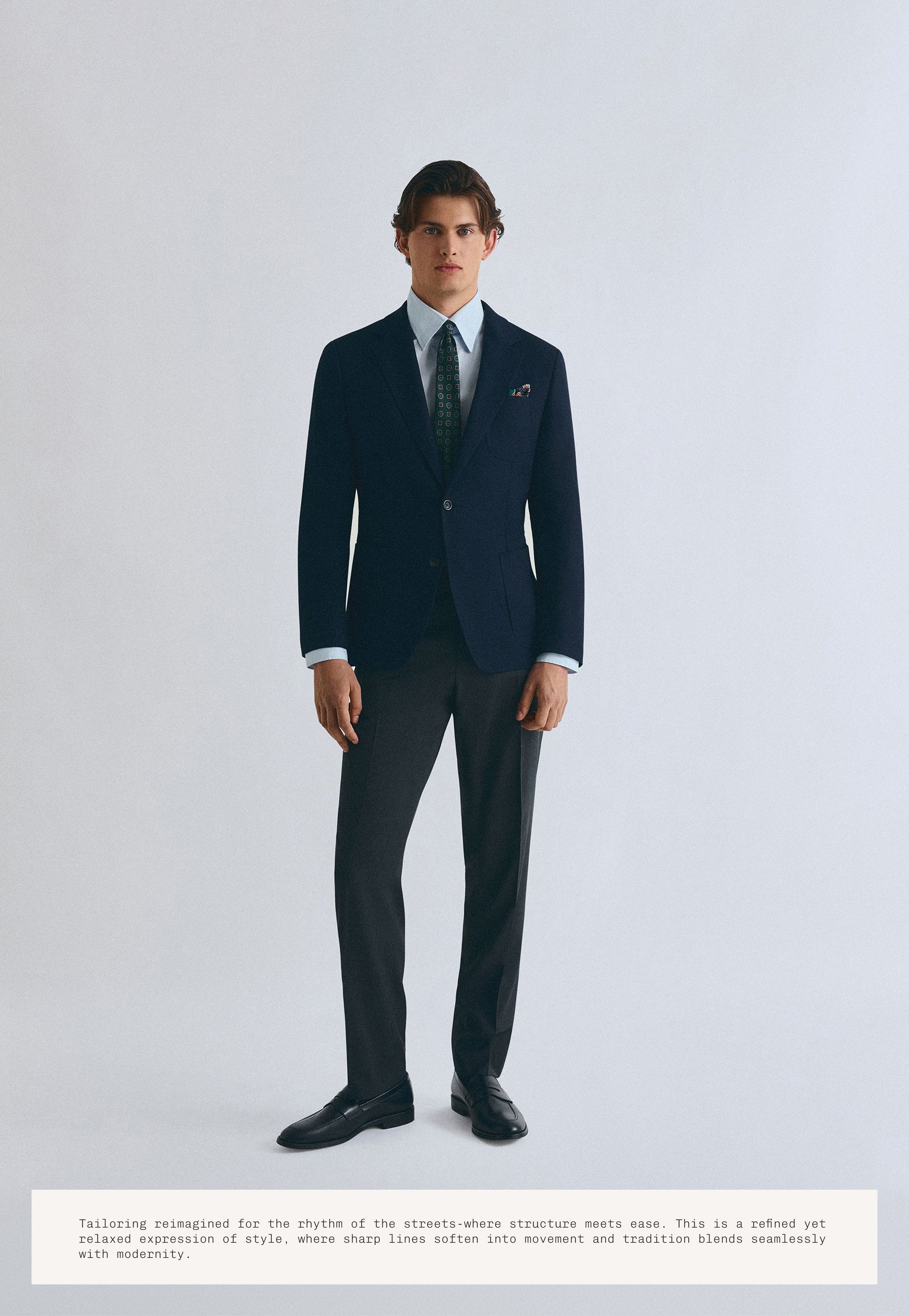 PLAIN WOOL BLAZER