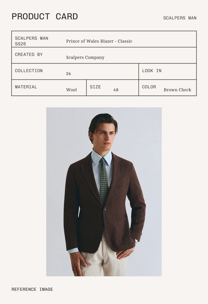 PRINCE OF WALES CHECK BLAZER