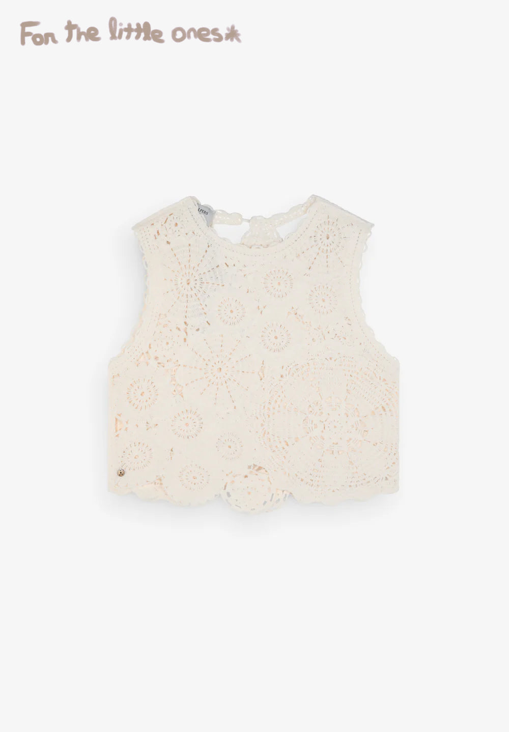 FLORAL CROCHET TOP